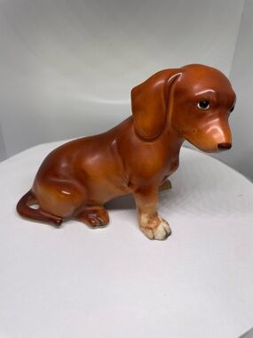 Vintage Lefton dachshund Figurine